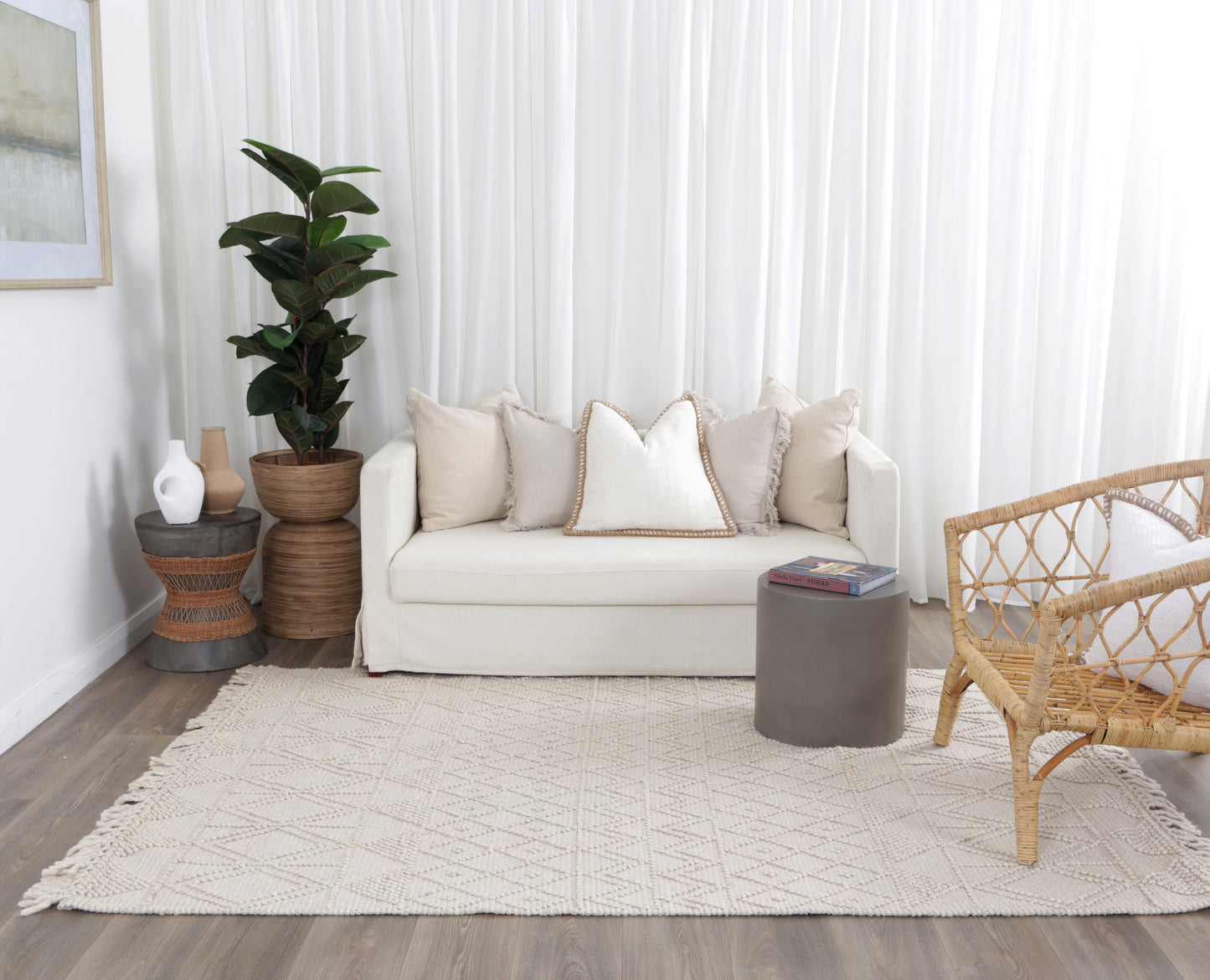 Diogo Inca in Biege Wool Rug