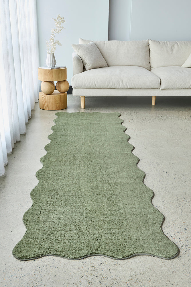 Evelyn Green Runner Rug