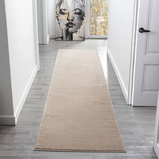 Europa in Beige colour : Runner Rug