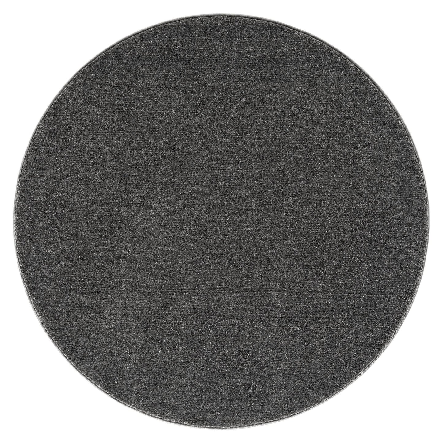 Europa Dark in Grey Colour : Round Rug