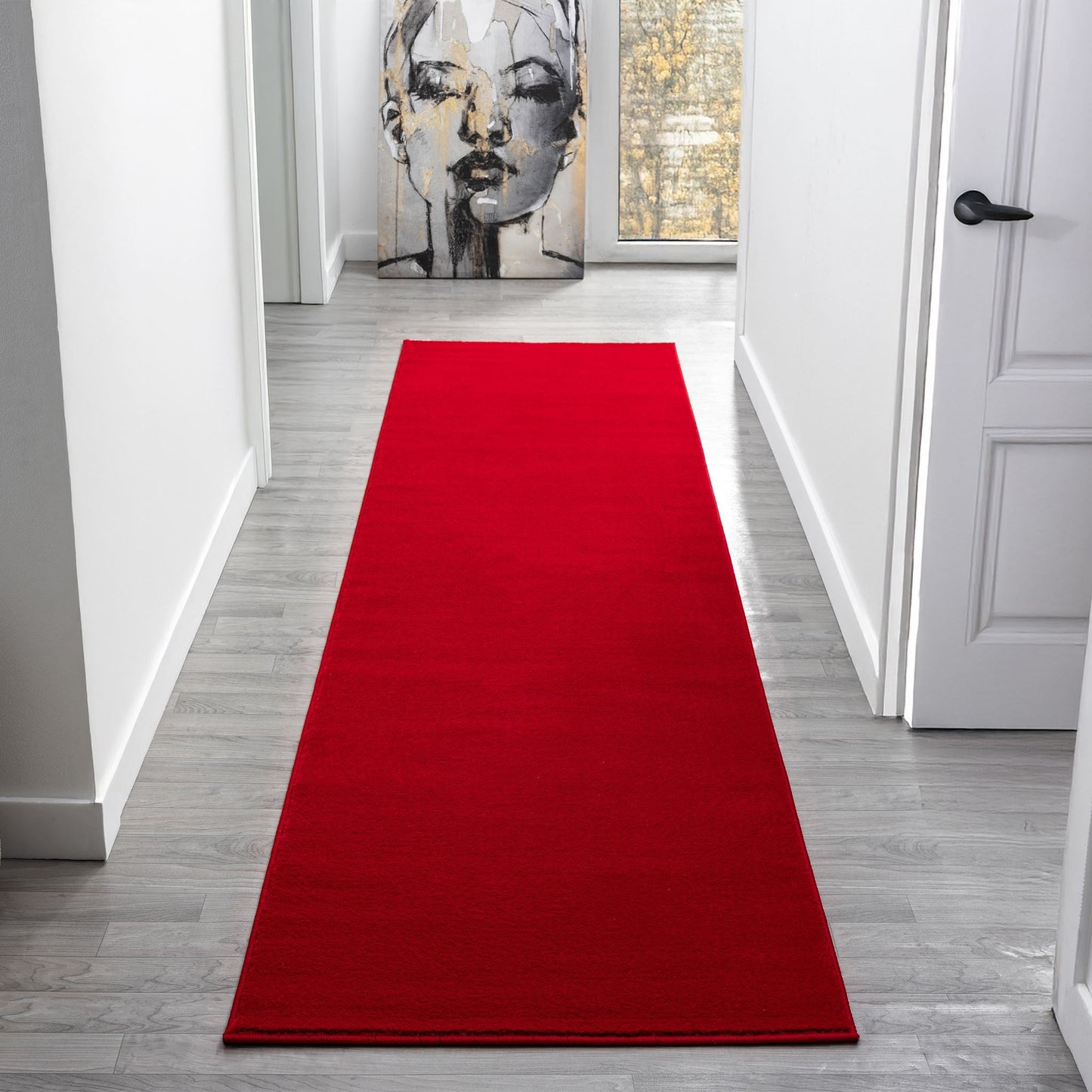 Europa in Red : Runner Rug