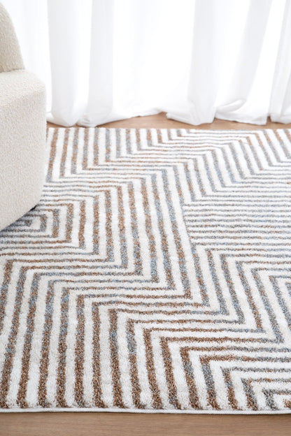 Grace Geometric Comfort and Sophistication Crafted in Grey Rug