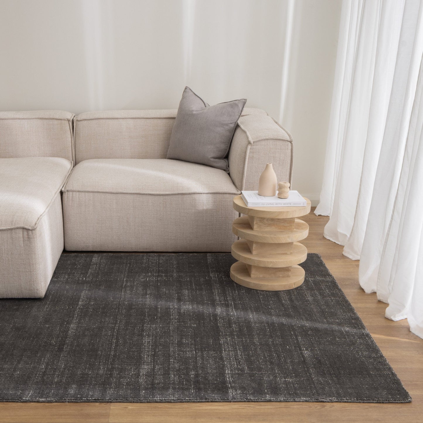 Harbour Indoor Outdoor in Grey Rug