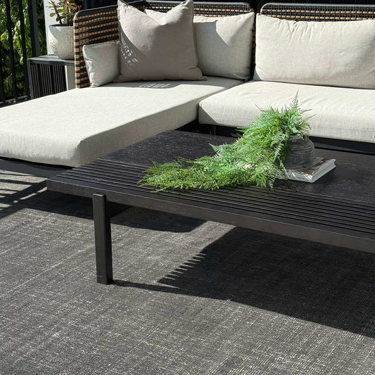 Harbour Indoor Outdoor in Grey Rug