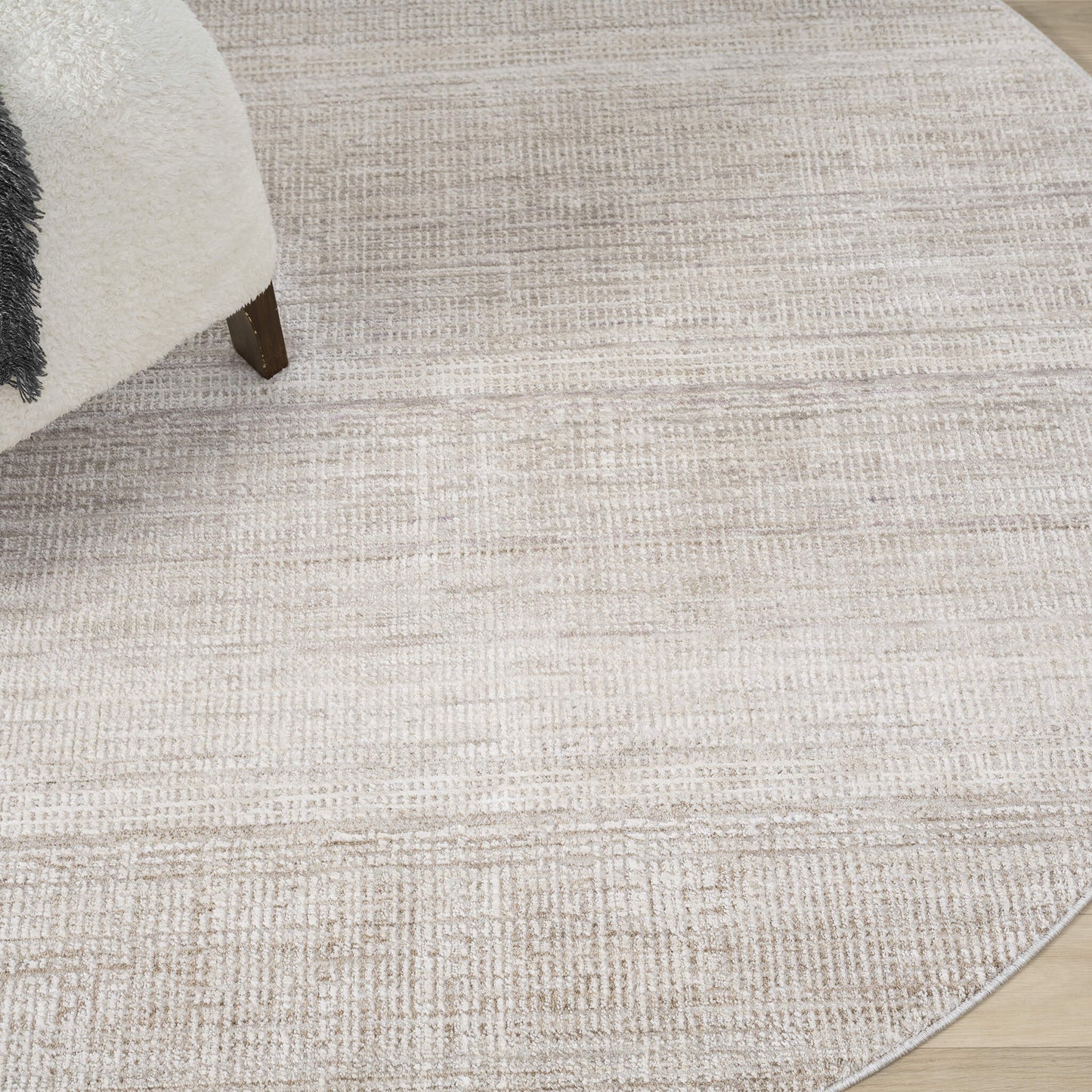 Glamour Sand in Natural Colour : Round Rug