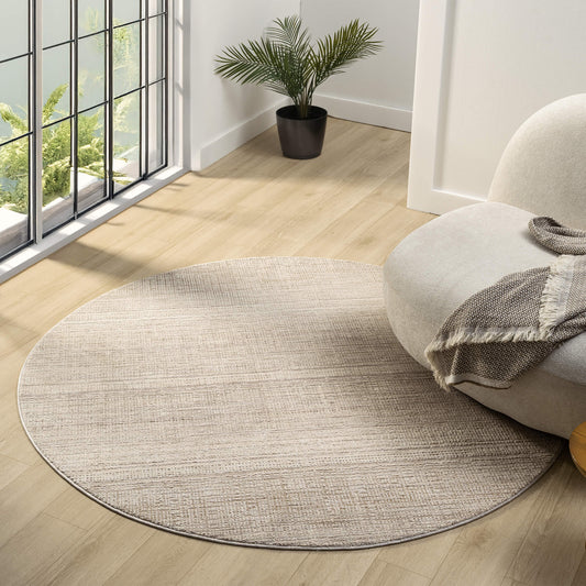Glamour Sand in Natural Colour : Round Rug