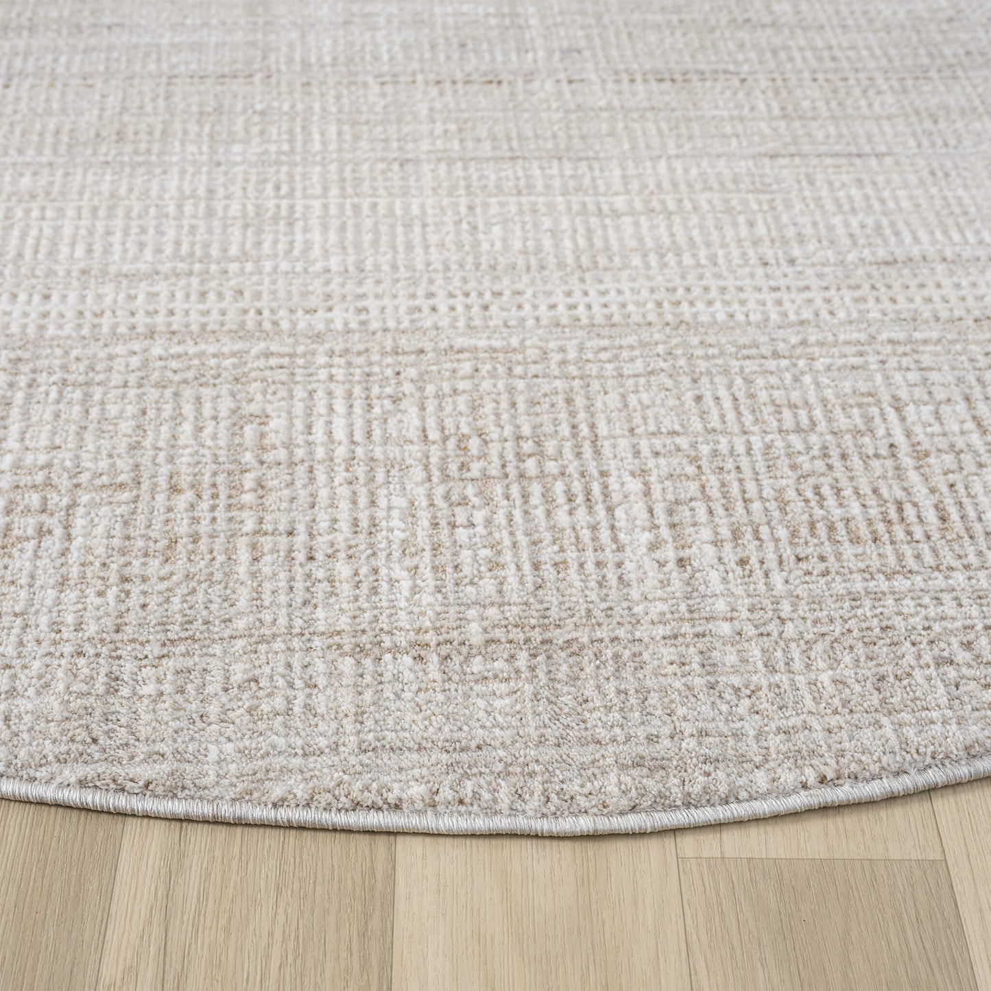 Glamour Sand in Natural Colour : Round Rug
