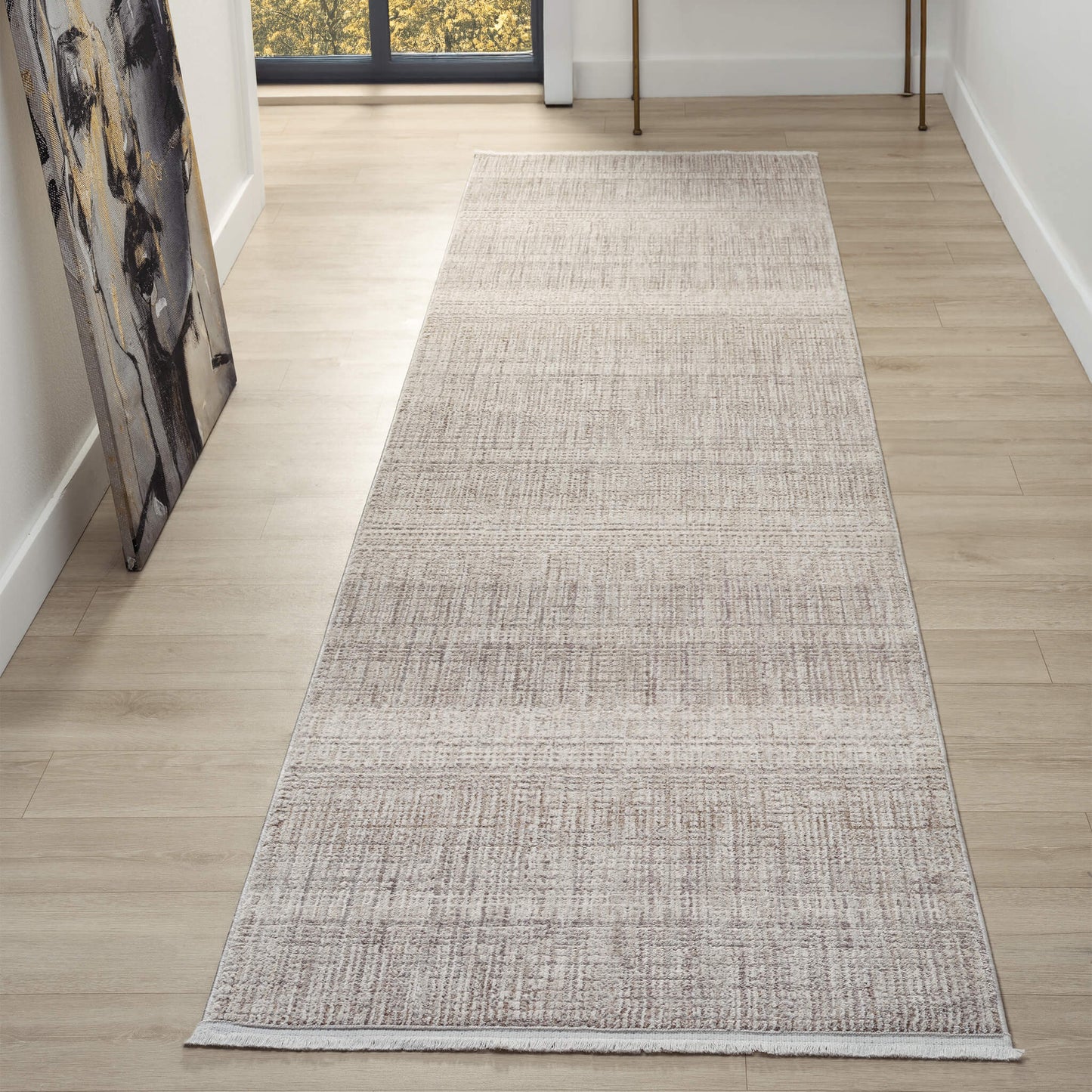 Glamour Sand in Natural Colour : Runner Rug