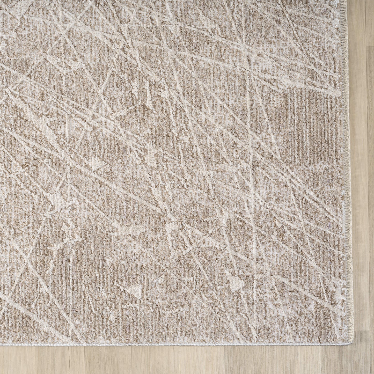 Glamour Pearl in Natural Colour : Runner Rug