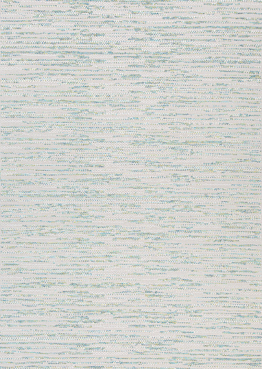 Harmony Linen in Ivory & Blue Rug