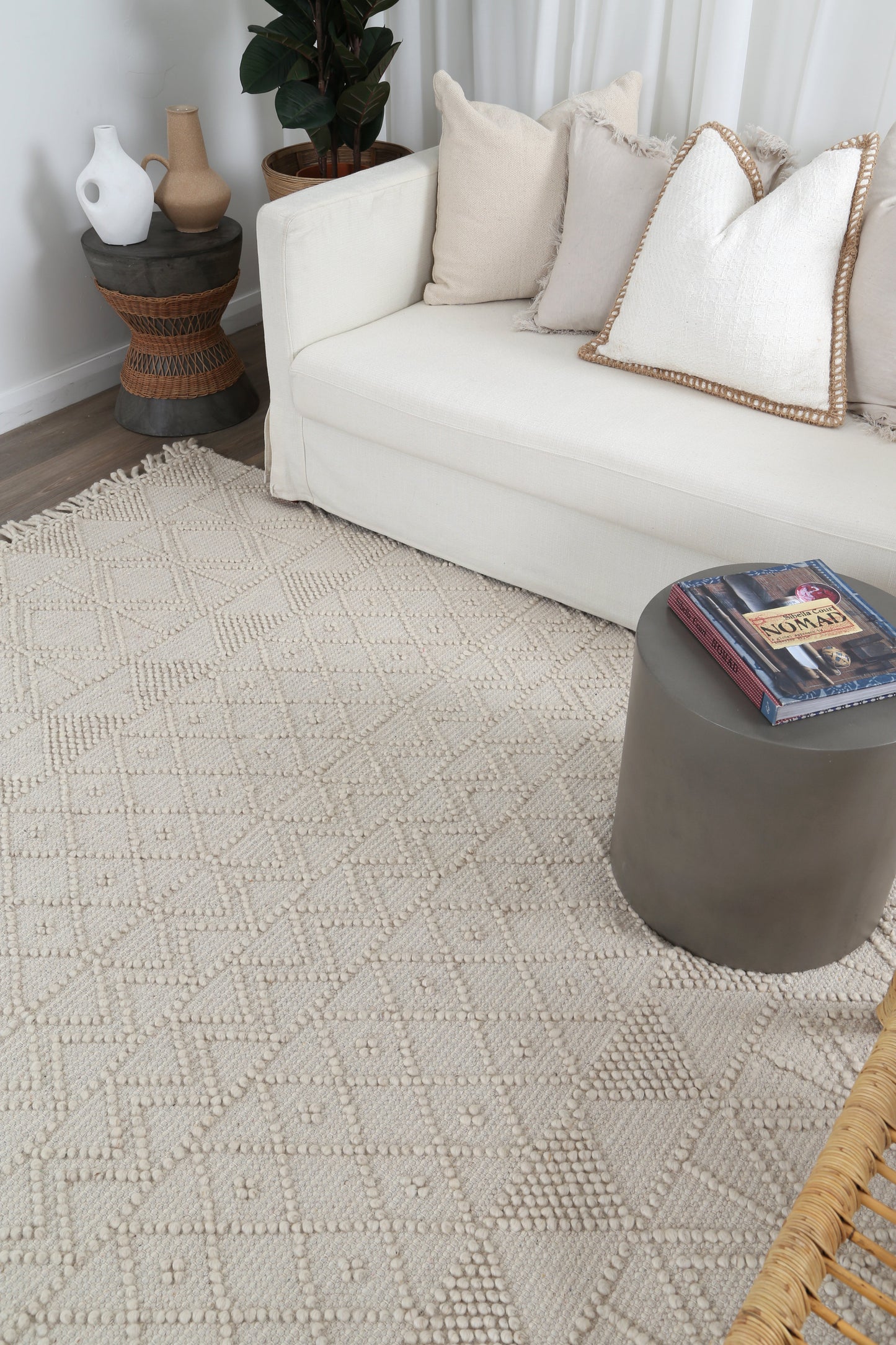 Diogo Inca in Biege Wool Rug