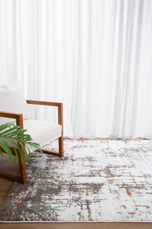 Indulgence Abstract In Cream Multi Rug