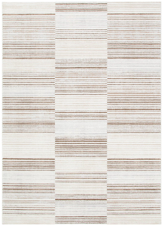 Sierra Lines in Beige & White Rug