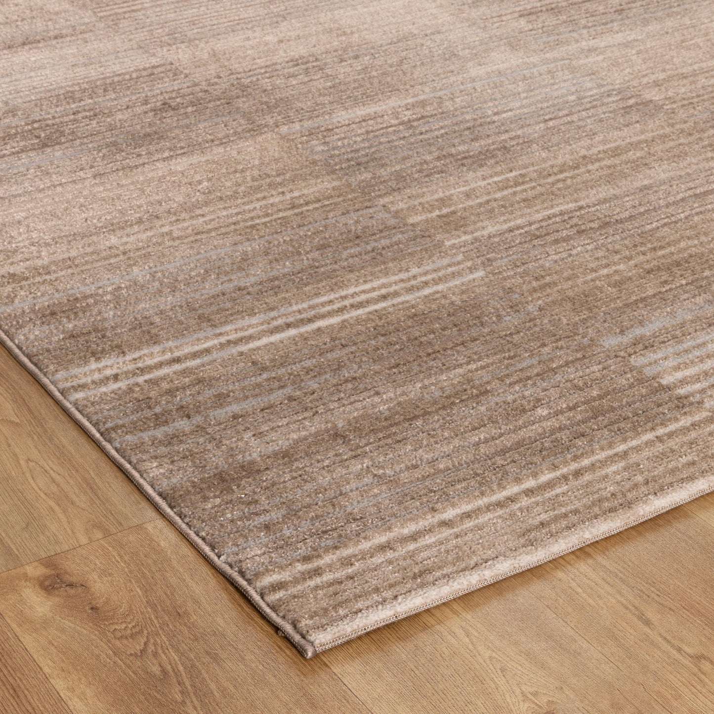 Sierra Lines in Brown & Grey Rug
