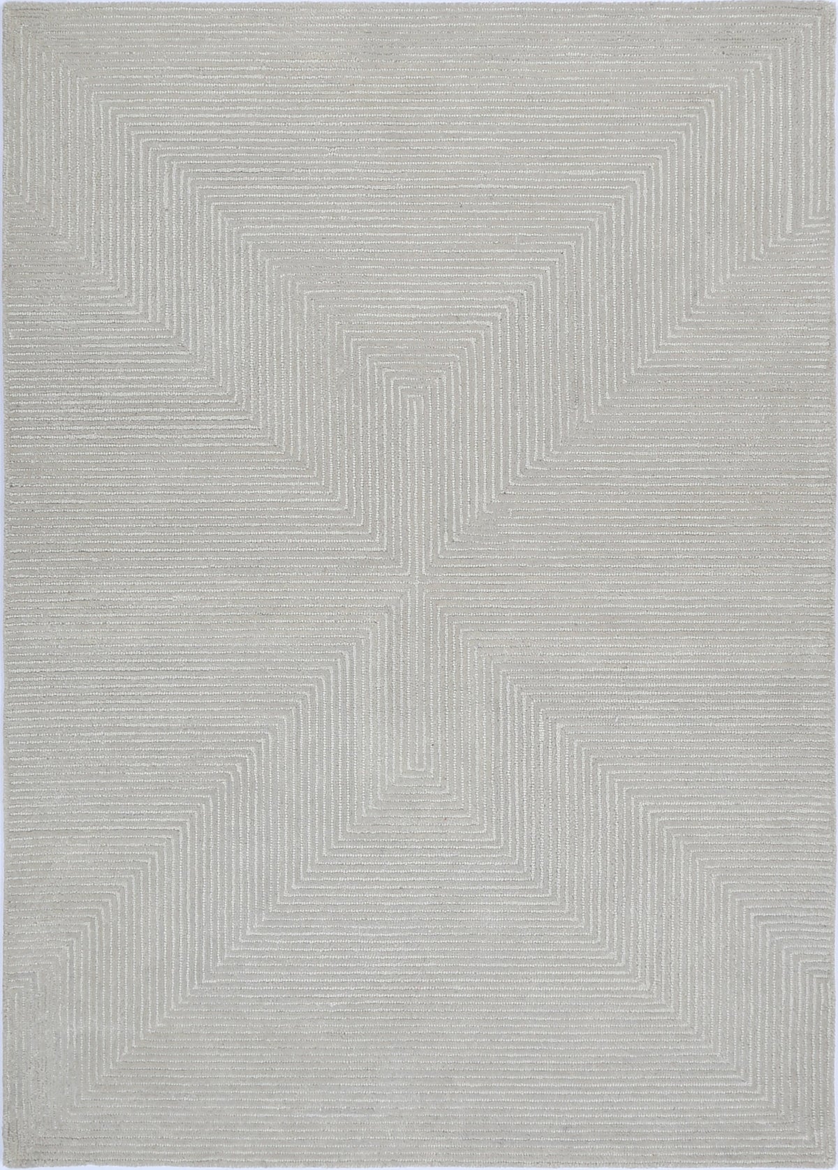Loren Rug Loren Motley 04 in Platinum Wool Rug – Cheapest Rugs Online