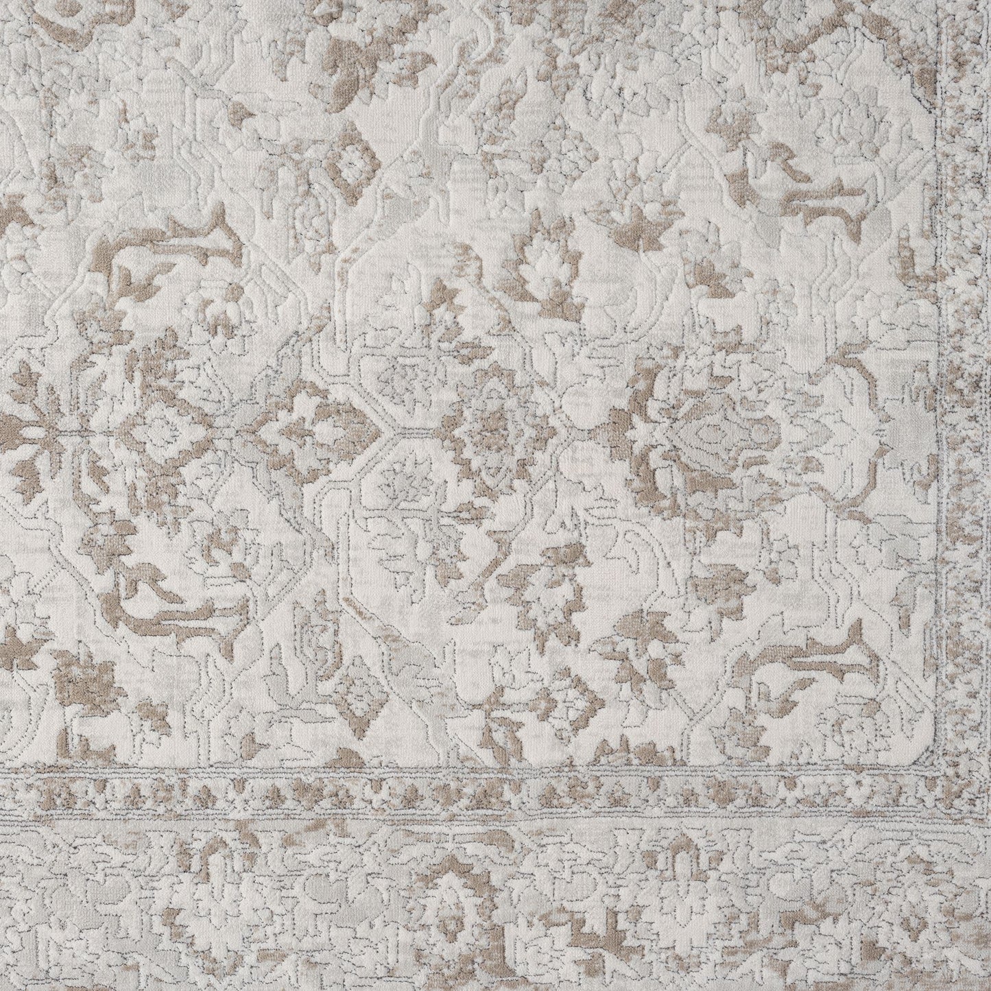 Lavish Pearl in Cream : Runner Rug