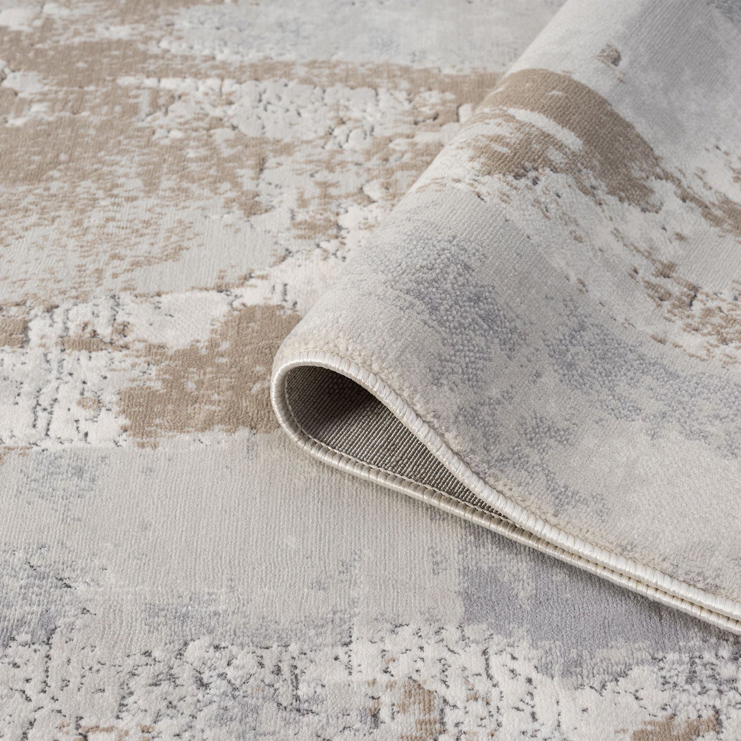 Lavish Slate in Cream Rug