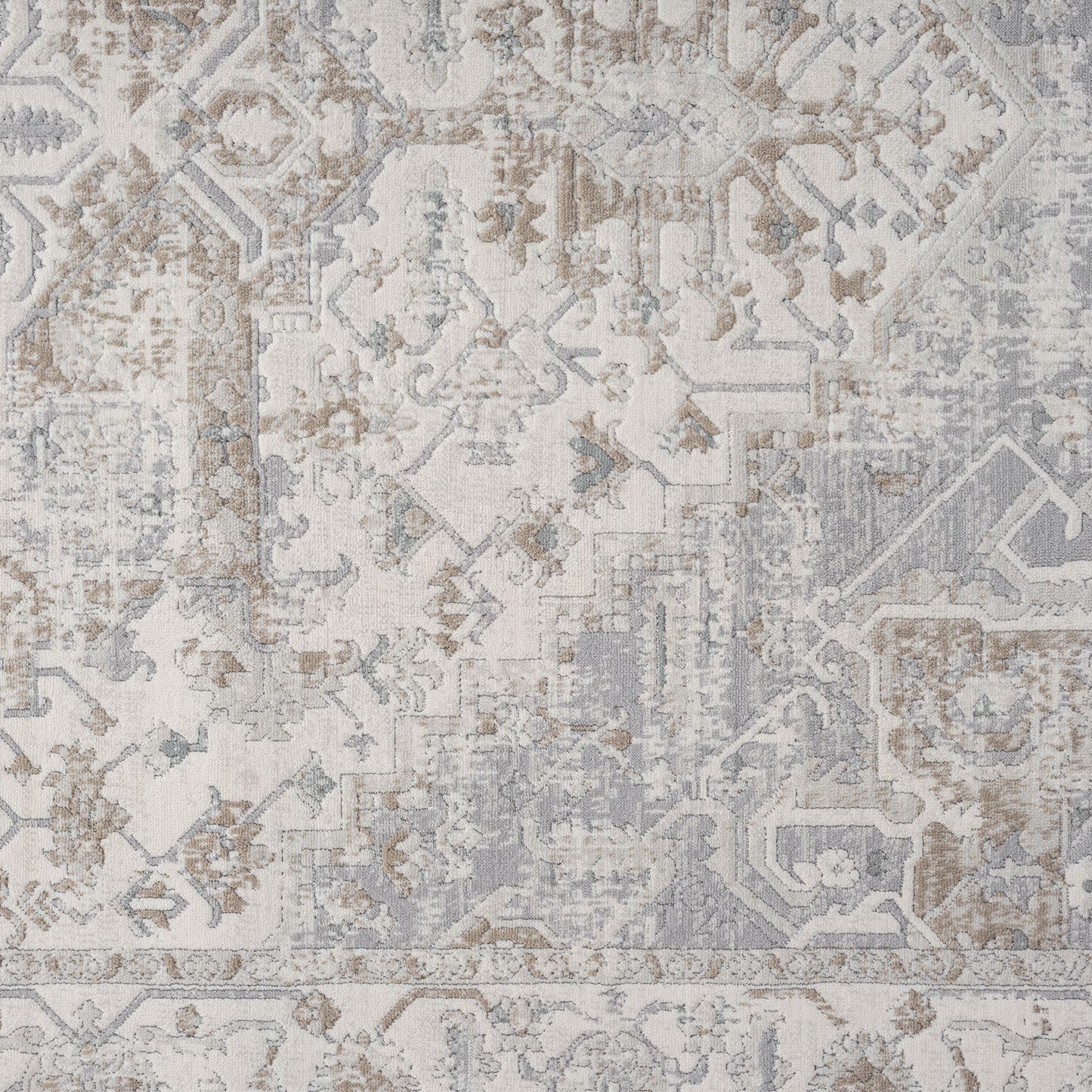 Lavish Frost in Cream : Runner Rug
