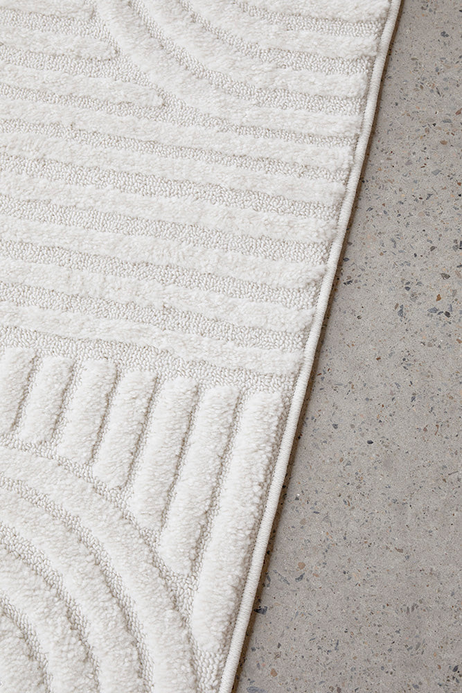 Marigold Dior White Runner Rug