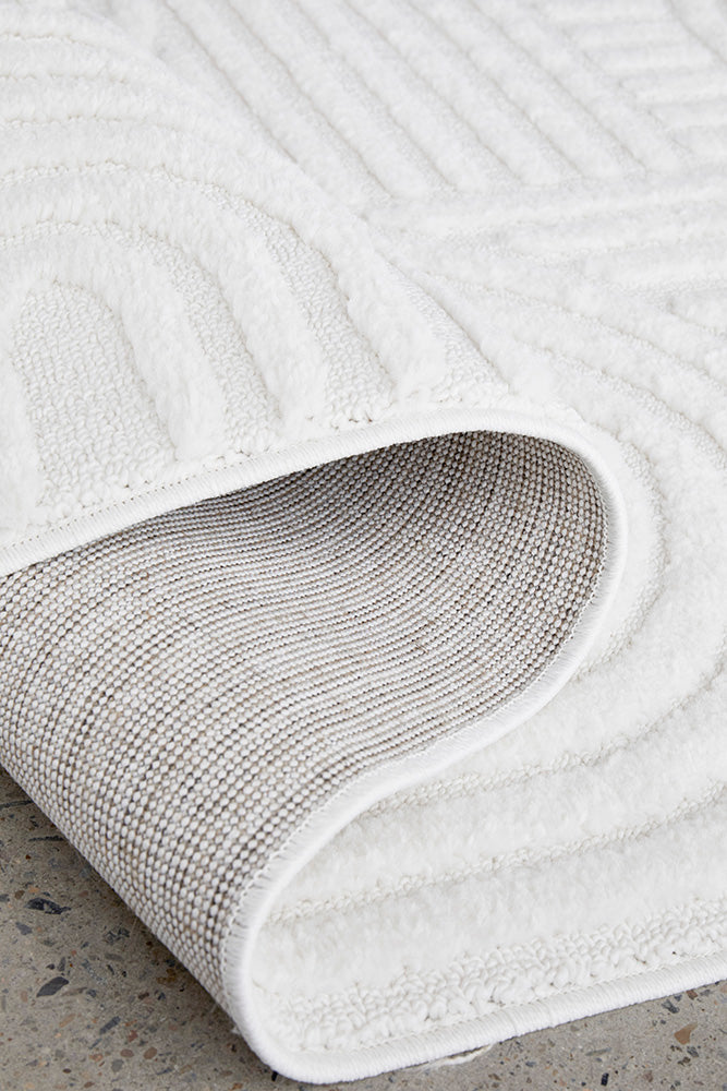 Marigold Dior White Runner Rug