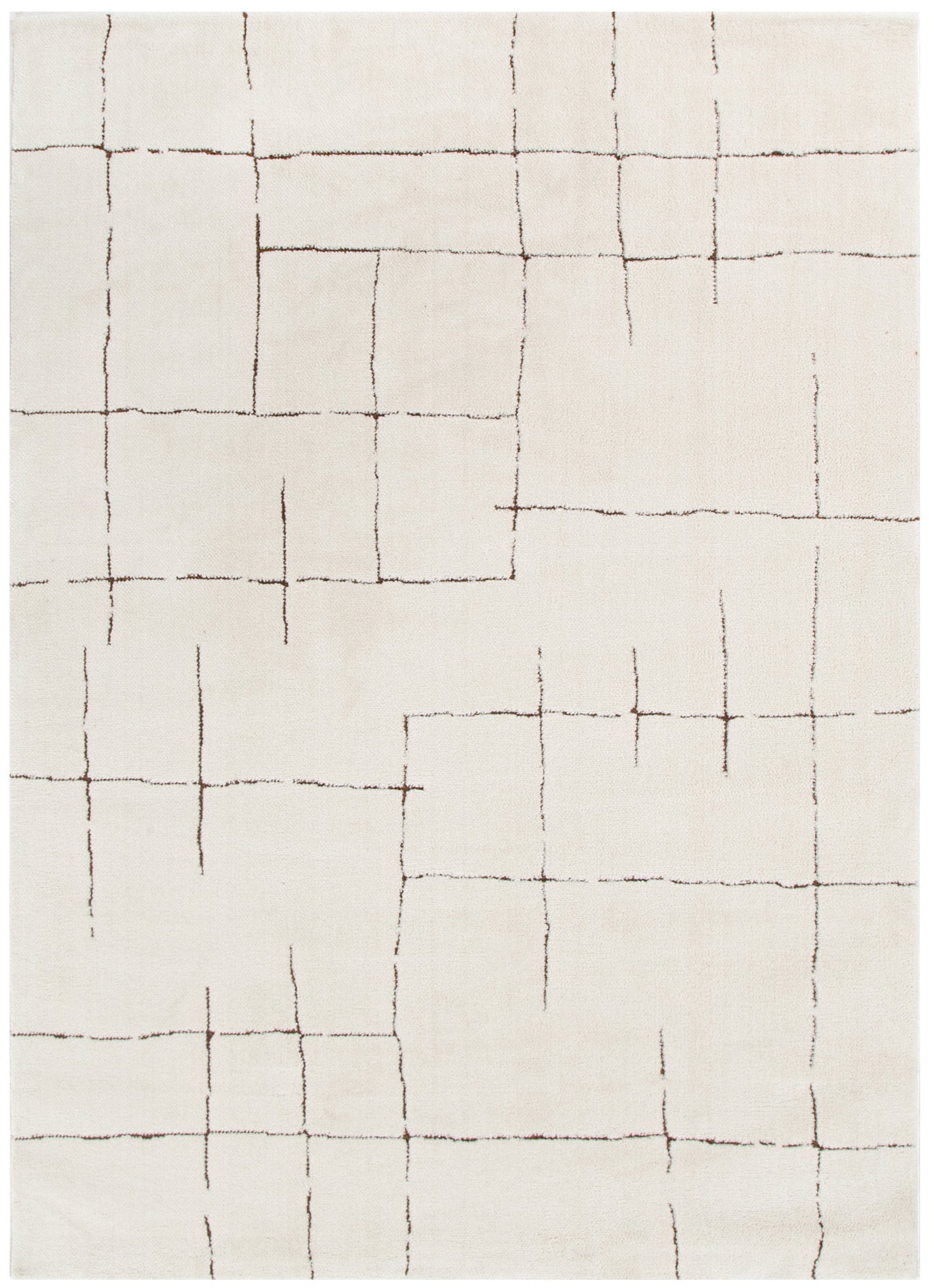 Mila Abstract Lines in Cream Rug