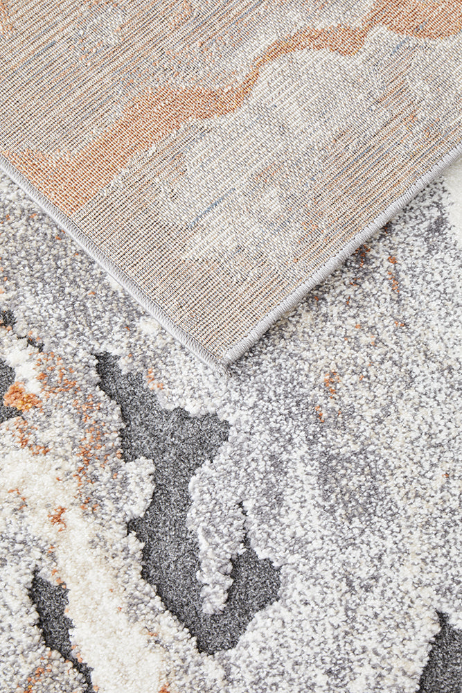 Mineral 222 Rust Runner Rug