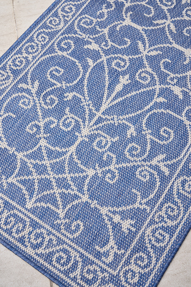 Newport Romy in Blue : Runner Rug