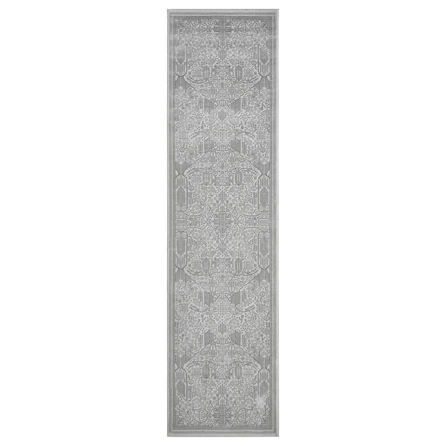 Noble Granite in Grey Color : Runner Rug