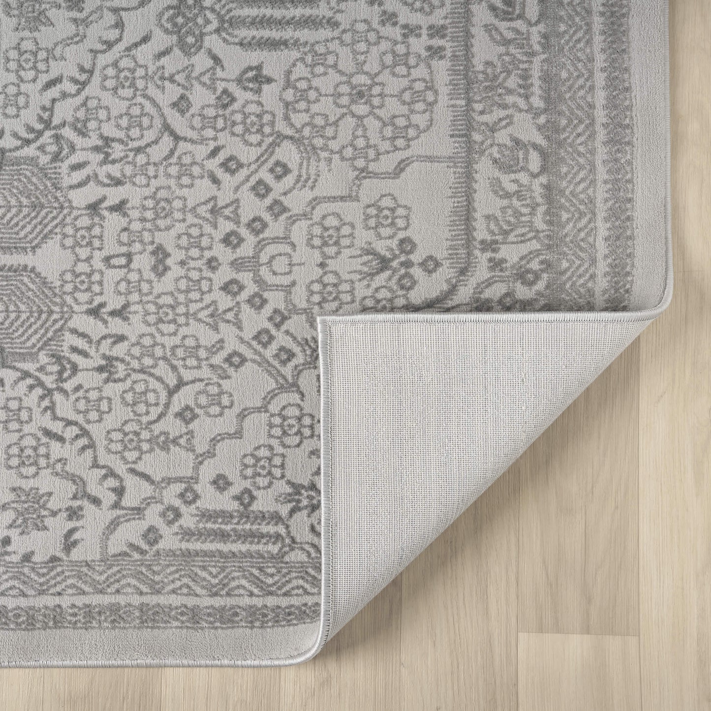 Noble Granite in Grey Color : Runner Rug