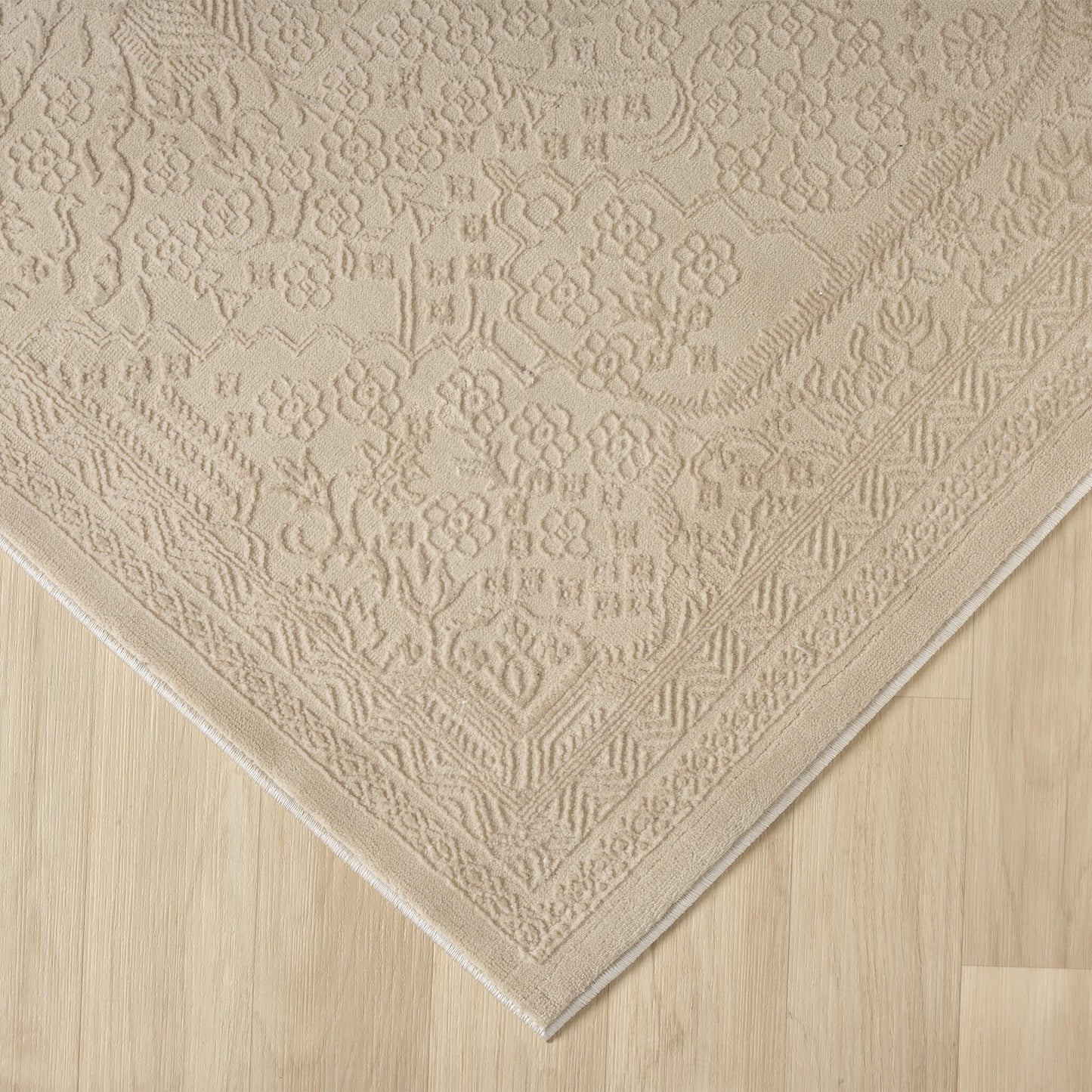 Noble Natural in Beige Color Rug