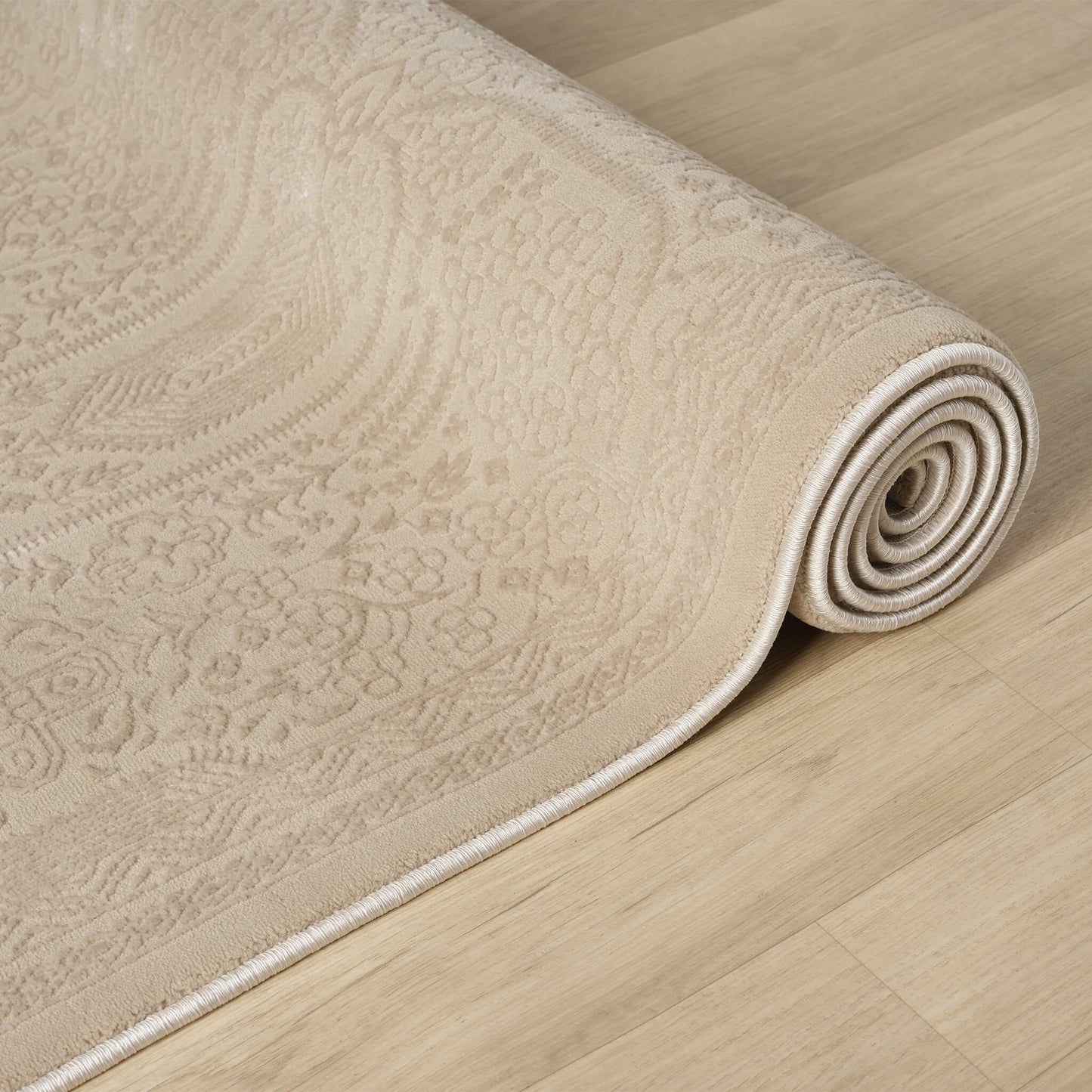 Noble Natural in Beige Color Rug