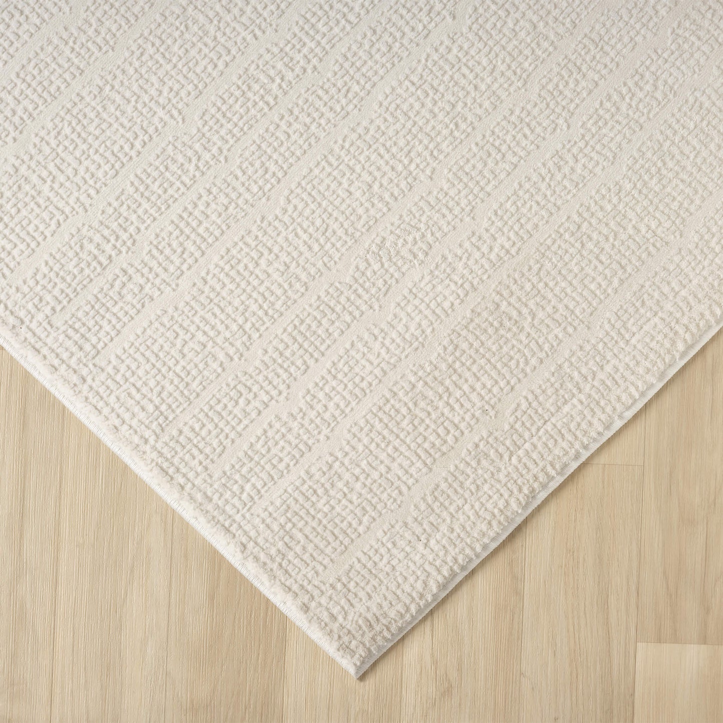 Noble Pearl in Cream Color : Runner Rug