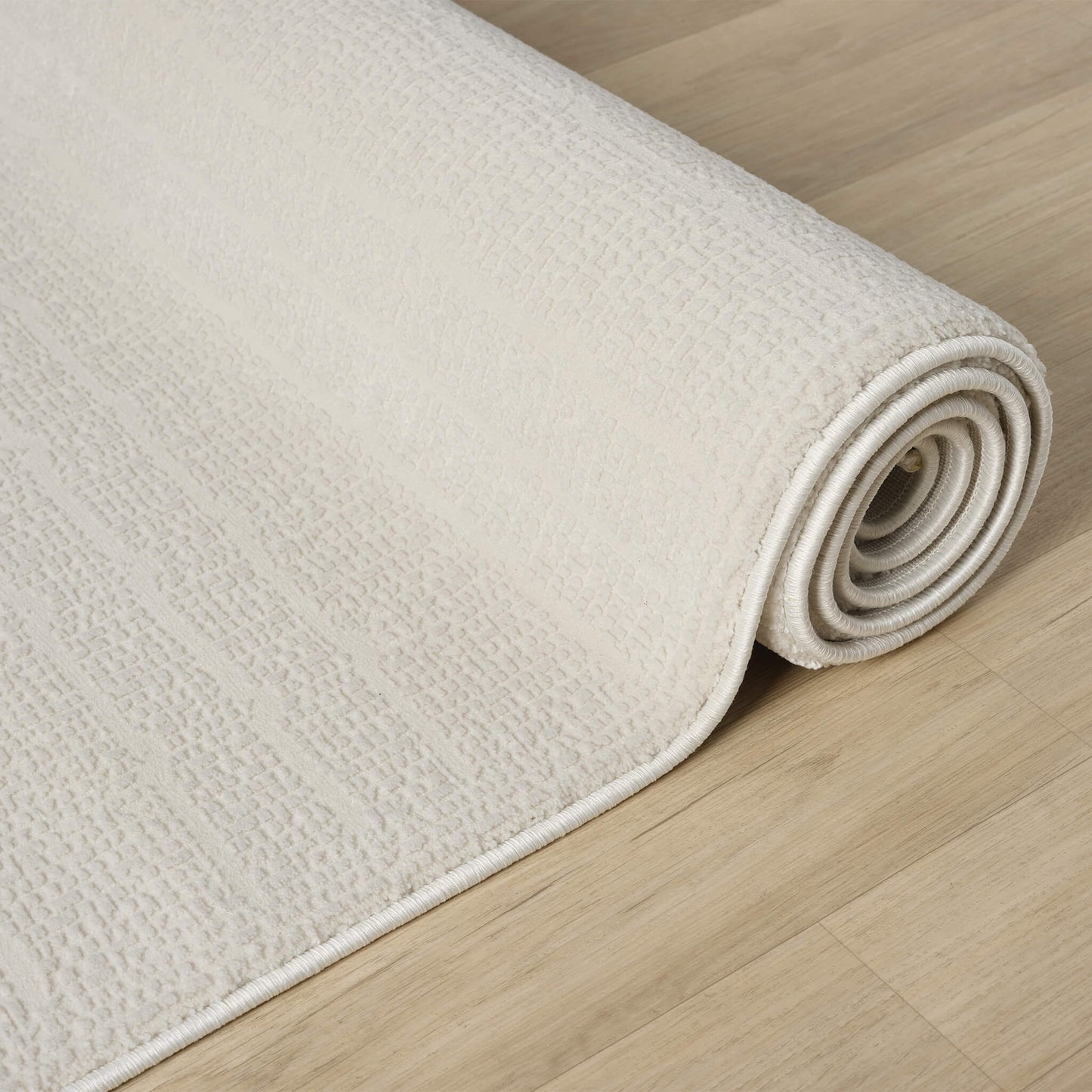 Noble Pearl in Cream Color : Runner Rug