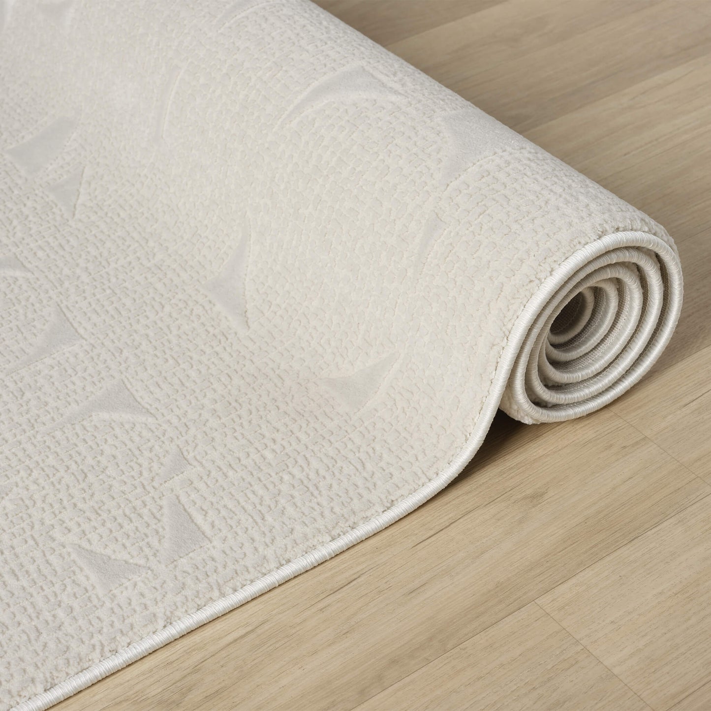 Noble Stone in Cream Color : Runner Rug