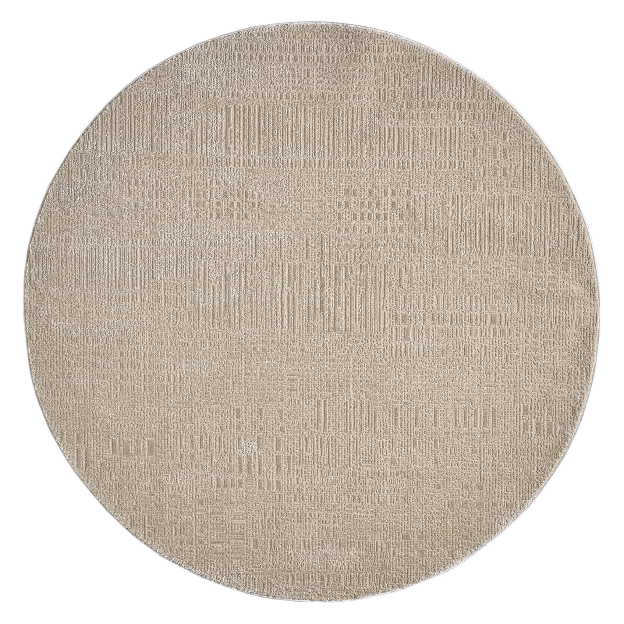 Noble Fawn Round in Beige Color Rug – Cheapest Rugs Online