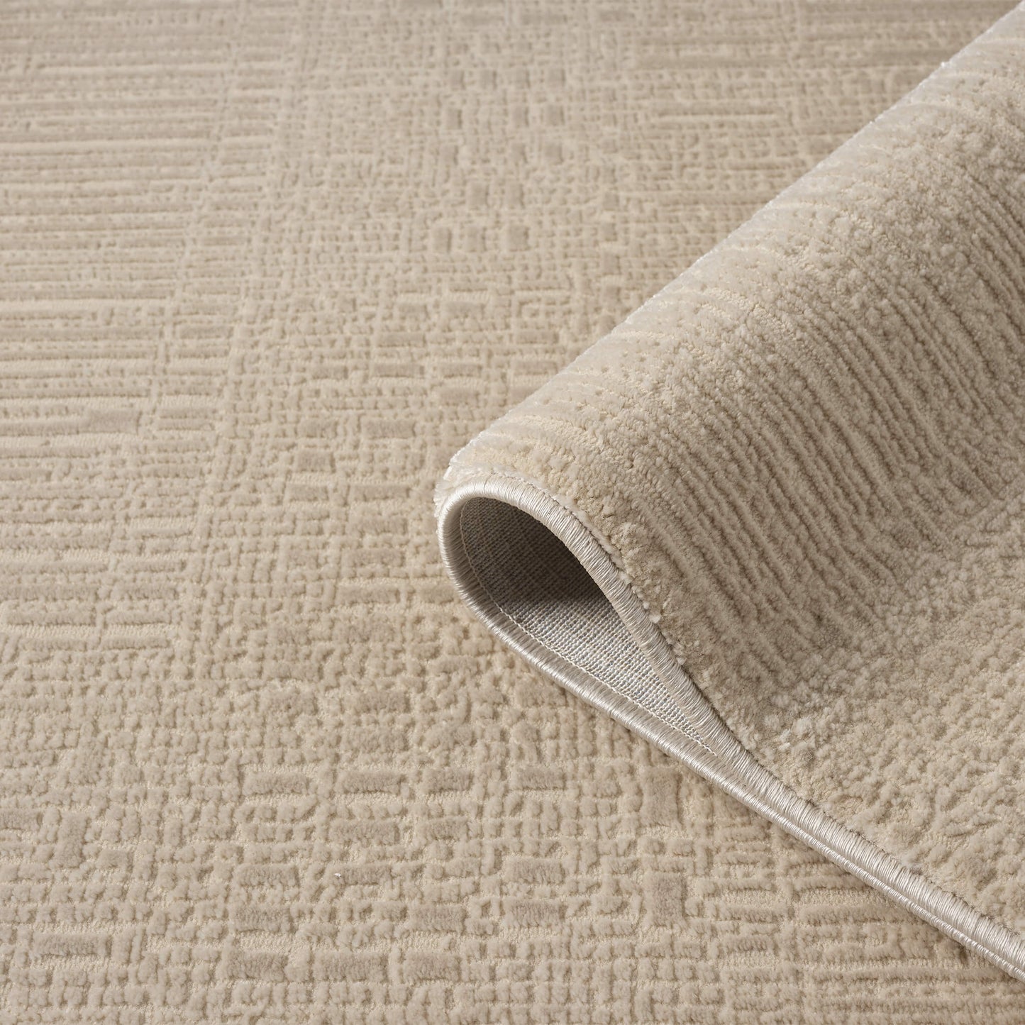 Noble Fawn in Beige Color Rug