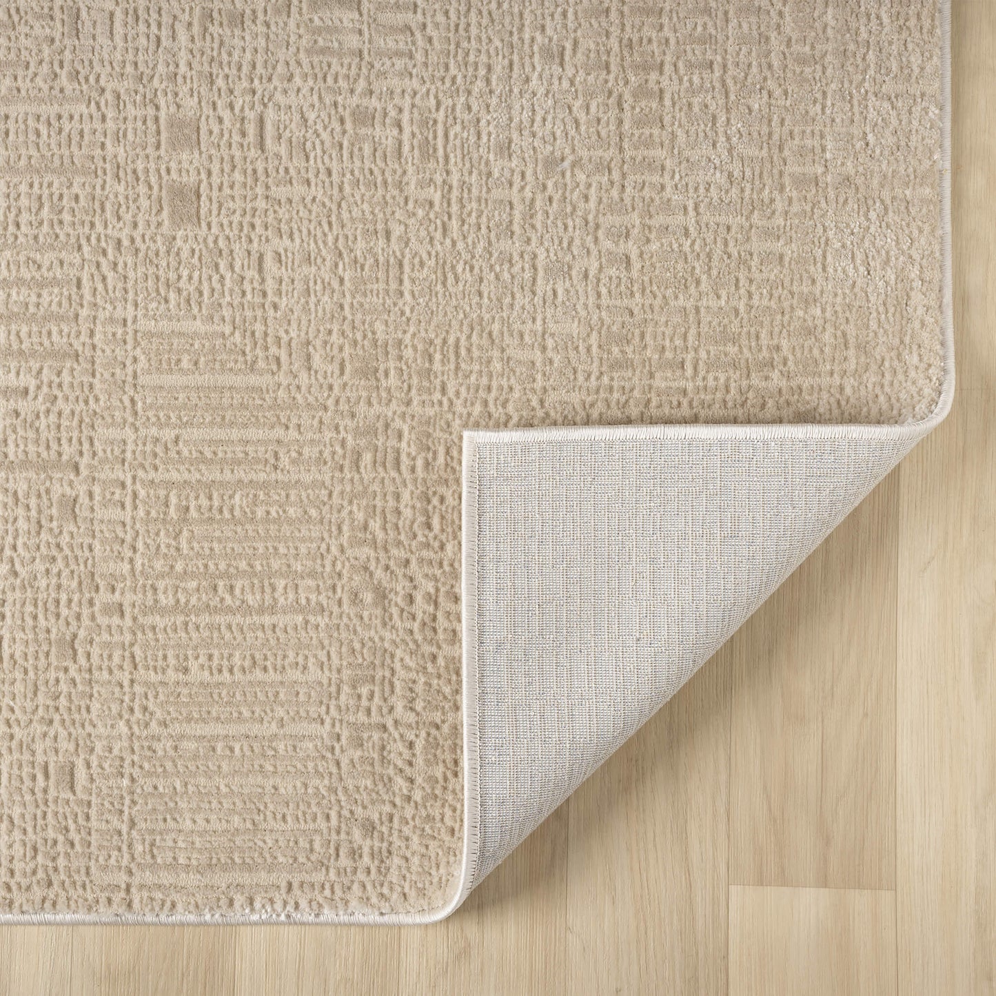 Noble Fawn in Beige Color Rug