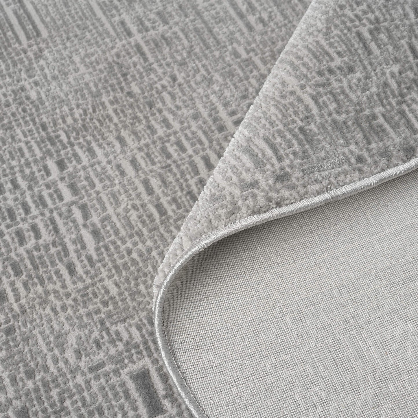 Noble Slate Round in Grey Color Rug