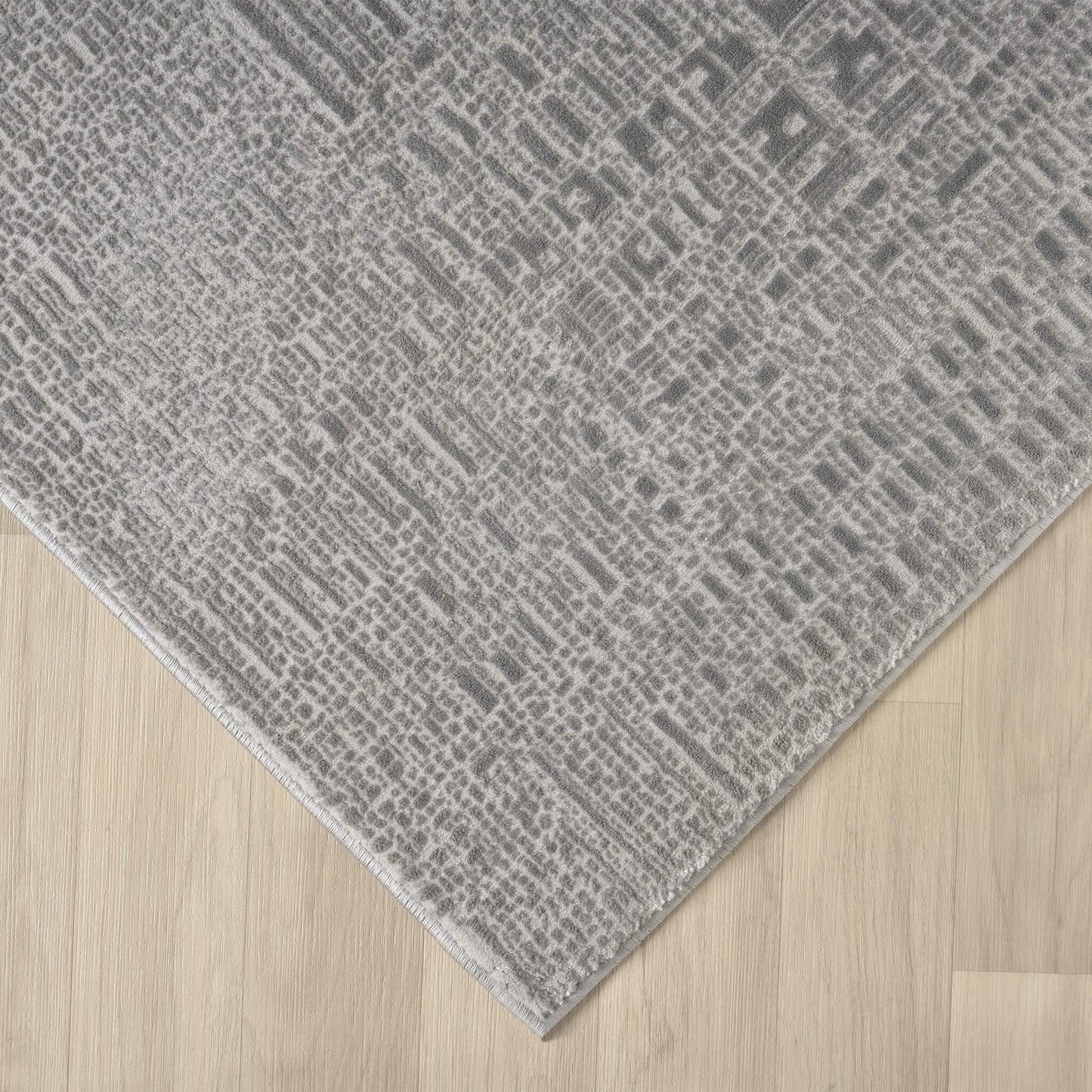 Noble Slate in Grey Color : Runner Rug