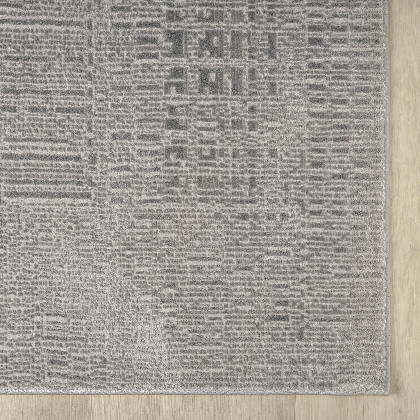Noble Slate in Grey Color : Runner Rug