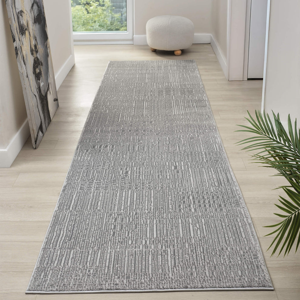 Noble Slate in Grey Color : Runner Rug – Cheapest Rugs Online