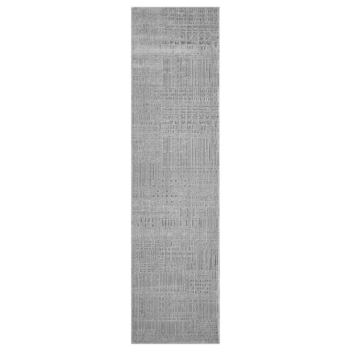 Noble Slate in Grey Color : Runner Rug