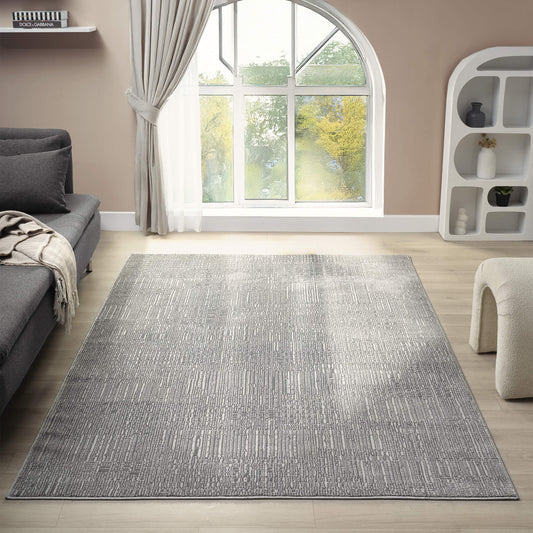Noble Slate in Grey Color Rug