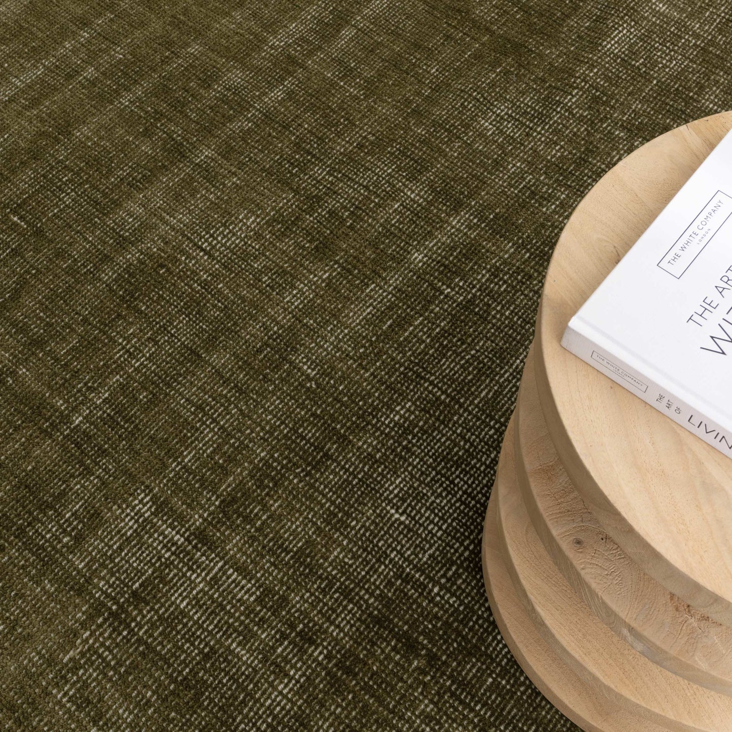 Harbour Indoor Outdoor in Olive Green Rug