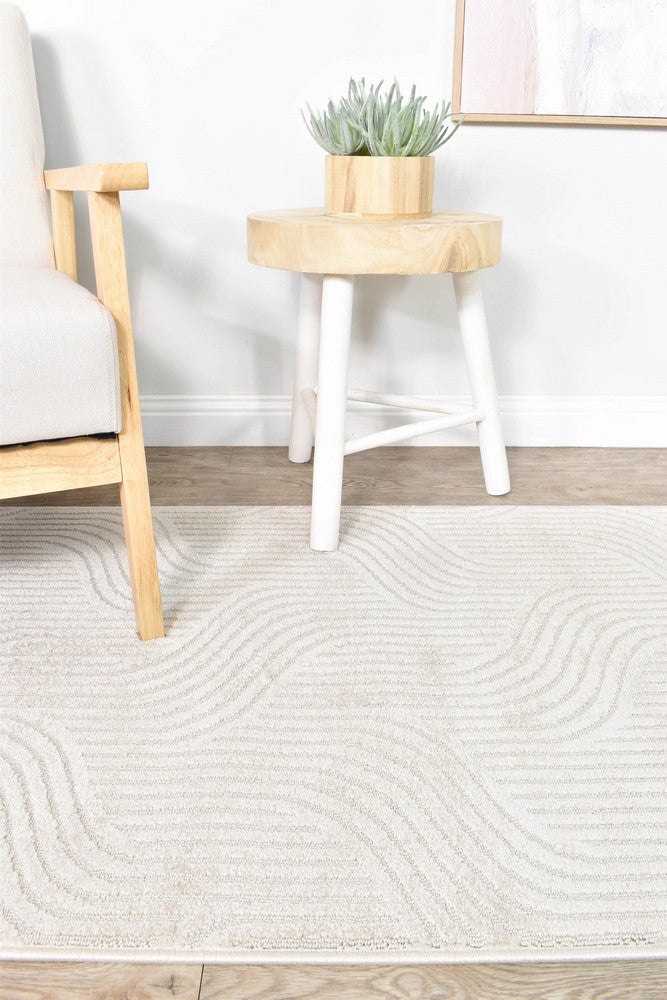 Ontario Almond in Beige : Runner Rug