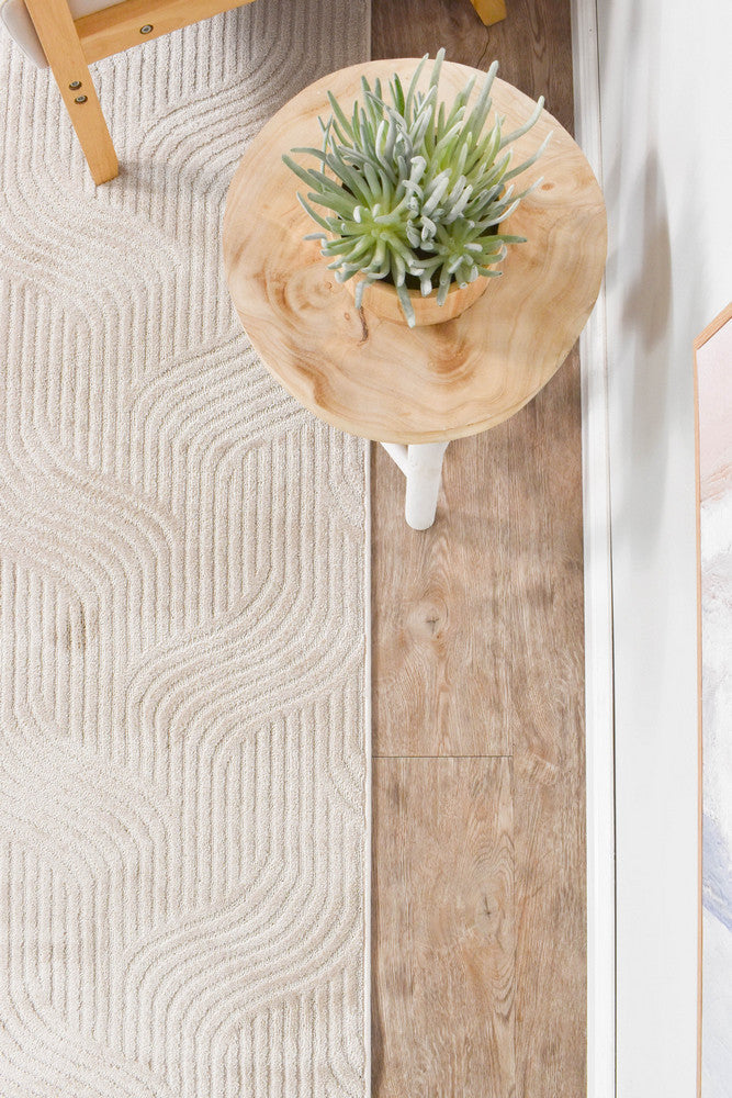 Ontario Almond in Beige : Runner Rug