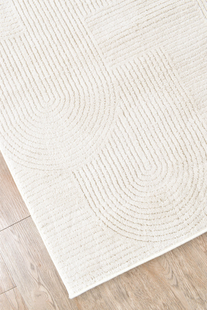 Ontario Silk in Cream : Runner Rug
