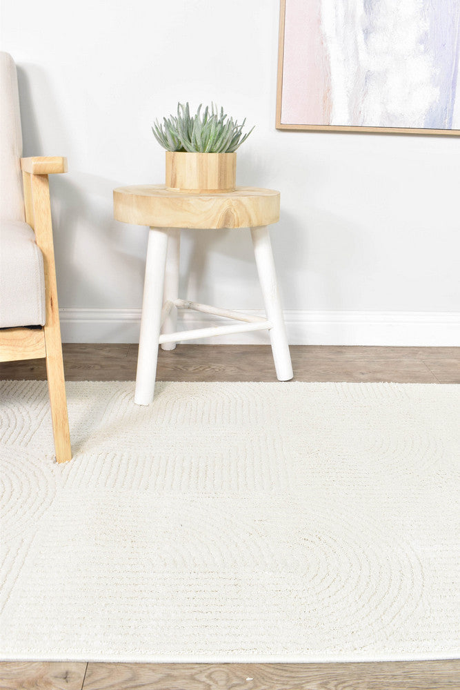 Ontario Silk in Cream : Runner Rug