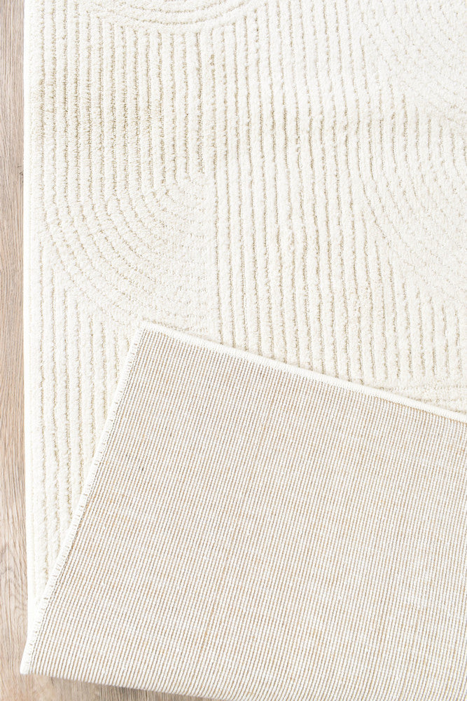 Ontario Silk in Cream : Runner Rug