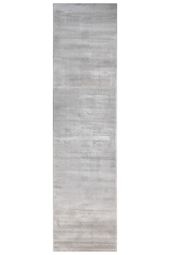 Ontario Taupe in Grey : Runner Rug